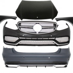 Kit Exterior Compatibil Cu Mercedes-Benz E-Class W212 Facelift 2013-2016 E63 Design Praguri Laterale CBMBW212FAMGC