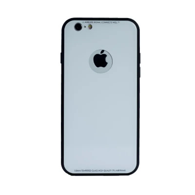 Husa spate sticla iPhone 6/6S Alb iShield foto