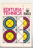 Bnk cld Calendar de buzunar - 1983 - Editura Tehnica