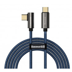 Baseus Legend Cablu de &icirc;ncărcare rapidă USB tip C &icirc;nclinat de 1m Albastru