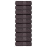vidaXL Prosoape de baie, FROGN, 10 buc., antracit, 30x30 cm, 360 g/m&sup2; 136675