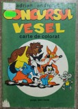 Concursul Vesel, Adrian Andronic, Carte Copii Colorat, 1975, Bucuresti, Editura Sport-Turism
