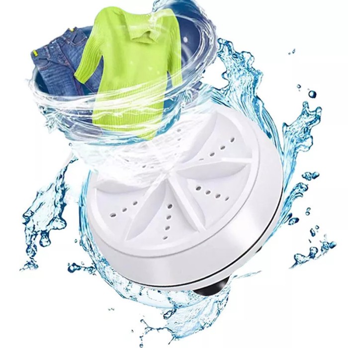 Dispozitiv mini masina de spalat universala pentru rufe si vesela cu
