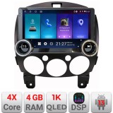 Navigatie Mazda 2 2007-2013 Edotec 4+64 10.5 inch Incell 1K android Wifi 5Ghz gps internet Kit-mazda2