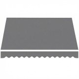 Outsunny Material de &icirc;nlocuire pentru copertină &ndash; Acoperiş de protecţie solară UPF 50+ pentru cadru 3,5 x 2,5 m, Gri &icirc;nchis | Aosom Romania