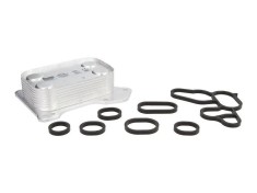 Radiator racire ulei motor, termoflot Alfa Romeo Mito (955), 09.2008-, motor 1.3 JTDm, 66 kw, diesel, 71x115x33 mm, garnituri incluse, din aluminiu foto