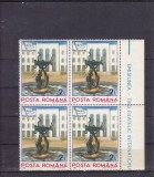 ROMANIA 1990 LP 1240 TARGUL INTERNATIONAL RICCIONE 90 BLOC DE 4 MNH