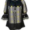 Bluza tip ie traditionala, dama ML 237 negru/galben, marime XL
