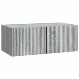 vidaXL Oglindă TV montată pe perete Sonoma gri 78,5 x 41 x 30 cm 898521