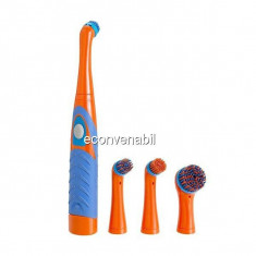 Perie Electrica Sonic Cleaner Brush pentru Curatat cu 3 capete foto