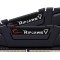 Memorie DDR G.Skill - gaming &quot;Ripjaws V&quot; DDR4 8GB frecventa 3200 MHz, 4GB x 2 module, radiator, latenta CL16, &quot;F4-3200C16D-8GVKB&quot;