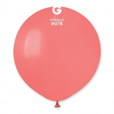 Balon Latex Jumbo 48 cm, Coral 78, Gemar G150.78 foto