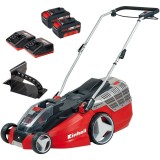 Masina de tuns gazon si iarba Einhell Power-X-Change GE-CM 43 Li M Kit, 18 V, latime taiere 43 cm, sac 63 l