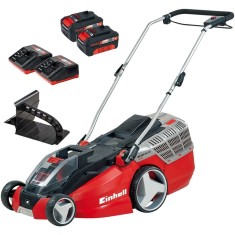 Masina de tuns gazon si iarba Einhell Power-X-Change GE-CM 43 Li M Kit, 18 V, latime taiere 43 cm, sac 63 l