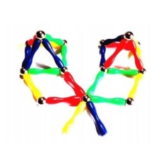 Set de constructie 3D, magnetic, 50 piese &amp;ndash; Magnetspiel foto