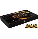 Joc de table din piele ecologica, model LION, Z-TOOLS / ZTS5512-10