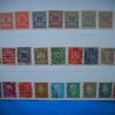 HOPCT LOT NR 484 GERMANIA REICH 27 TIMBRE VECHI STAMPILATE