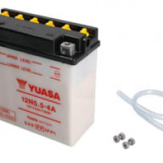Baterie Acid/Starting YUASA 12V 5,8Ah 60A L+ Maintenance 135x60x130mm Dry charged without acid required quantity of electrolyte 0,4l 12N5.5-4A fits: K