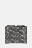 Kurt Geiger London portofel de piele MINI PURSE KENSINGTON culoarea negru, 4198701189