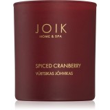 JOIK Organic Home &amp; Spa Spiced Cranberry lum&acirc;nare parfumată 150 g