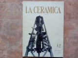 Revista La Ceramica Nr. 12 dicembre 1962