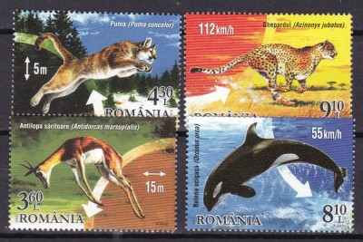 Romania 2015 fauna campionii faunei MNH foto