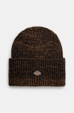 Dickies caciula Lewistown Beanie culoarea maro, din tricot gros, DK0A4Z3J