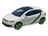 Macheta Volkswagen Polo crem scara 1:43 Bburago