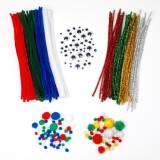 Set de joaca creativ cu accesorii-Tematica Craciun,300 piese