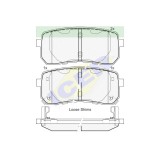 Set placute frana Icer 181839, parte montare : Punte Spate