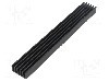 Radiator extrudat, aluminiu, 150mm x 21mm, neagra, FISCHER ELEKTRONIK - SK 652 150 SA