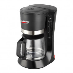 Filtru de cafea Delice Albatros, 10 cesti, 680 W, Negru