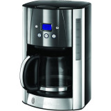 Cafetiera Luna Moonlight Grey 23241-56, 1000 W, 1.8 l, display LCD, timer, gri/inox, Russell Hobbs