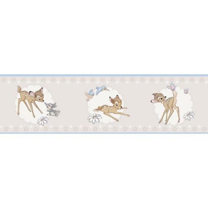 Bordura autoadeziva perete Bambi, 5 m, usor de curatat Bordura autoadeziva perete Bambi, 5 m, usor de curatat