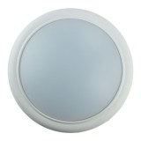 Aplica LED aparenta Hepol 15W 1200lm rotunda lumina rece 6500 K, IP44, moderna
