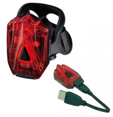 Stop Infini Lava 3 Functii 3 Super Led Rosii Negru Cod:546030630RM