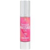 Ulei de masaj SECRETPLAY Sensual Massage Oil - Pink Petals, cu efect hidratant, aromă de trandafir, 50 ml