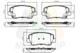 MOTAQUIP LVXL2012 set placute frana,frana disc