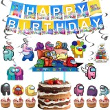 Set aniversar Miotlsy, folie/carton, multicolor, 27 piese