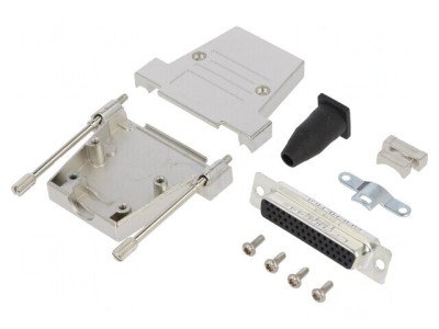 Conector D-Sub 44-PIN Mamă Drept Lipire 11,5mm foto