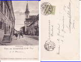 Sibiu, Hermannstadt -Strada Macelarilor- Rara-clasica, Circulata, Printata