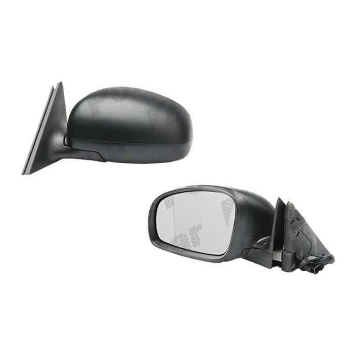 Oglinda exterioara Skoda Fabia 2 (5J), 2007-03.2015 Dreapta, Crom, electrica, Cu incalzire, carcasa neagra, Convex, BestAutoVest 6915524E