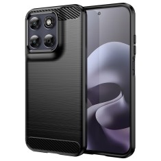 Husa Motorola Moto G87 Asteroid GSM Carbon Silicone, negru
