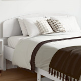 Tablie de pat, alb, 120 cm, lemn masiv de pin GartenMobel Dekor, vidaXL