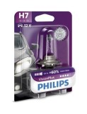 Bec auto cu halogen Philips H7 Vision Plus, +60%, 12V, 55W,