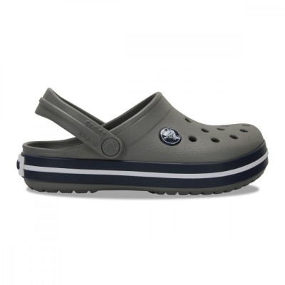 Saboți Crocs Crocband Kid&amp;#039;s New Clog Gri - Smoke/Navy foto