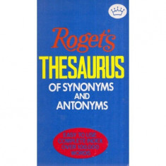 Roget&amp;#039;s Thesaurus of Synonyms and Antonyms foto