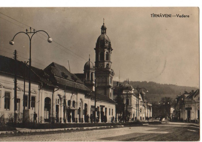CPIB 15614 CARTE POSTALA - TARNAVENI - VEDERE, RPR, 1961