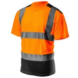 Tricou de avertizare portocaliu/negru nr.S/48 Neo Tools 81-731-S HardWork ToolsRange