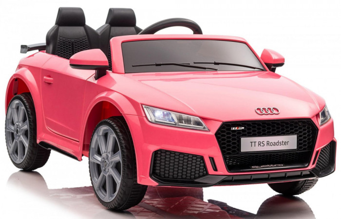 Masinuta electrica New Audi TTRS Roadster 70W 12V STANDARD, culoare Roz